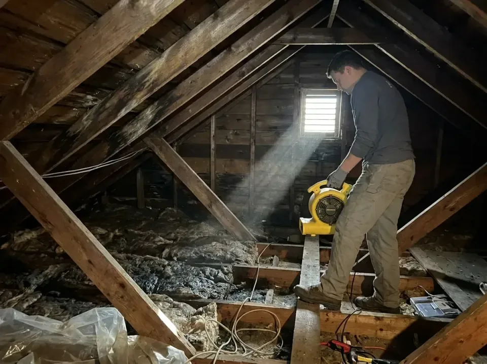 attic-water-damage-drying-proc-007 — frequently asked questions, Emergency Water Extraction & 24/7 Flood Response in Mathis,…